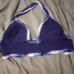 Crocheted halter top